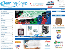 Tablet Screenshot of cleaning-shop.co.uk